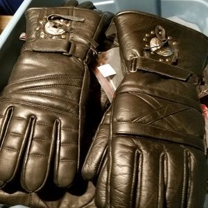 Leather bike accessories